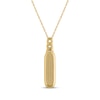 Thumbnail Image 3 of STUDIO BY KAY Multi-Diamond Chain Link Necklace 1/3 ct tw 24K Yellow Gold Vermeil Sterling Silver 18&quot;