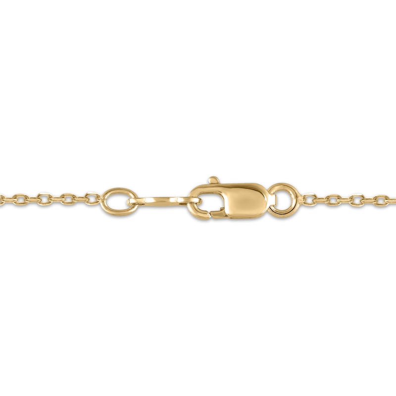 Main Image 4 of STUDIO BY KAY Multi-Diamond Chain Link Necklace 1/3 ct tw 24K Yellow Gold Vermeil Sterling Silver 18&quot;