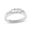 Thumbnail Image 1 of THE LEO Legacy Lab-Grown Diamond Emerald-Cut Wedding Band 5/8 ct tw 14K White Gold