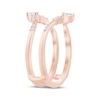 Thumbnail Image 2 of Marquise & Round-Cut Diamond Chevron Enhancer Ring 1/4 ct tw 14K Rose Gold