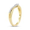 Thumbnail Image 2 of Diamond Twist Anniversary Ring 1/8 ct tw 10K Yellow Gold