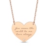 Thumbnail Image 0 of Diamond Accent Heart Necklace 14K Rose Gold 18”