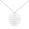 Thumbnail Image 1 of Circle Disc Necklace 14K White Gold 18&quot;