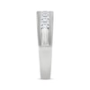 Thumbnail Image 2 of Men's Lab-Grown Diamonds Wedding Band 1 ct tw Square-cut 14K White Gold