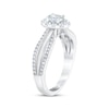 Thumbnail Image 2 of THE LEO First Light Diamond Oval-Cut Halo Engagement Ring 3/4 ct tw 14K White Gold