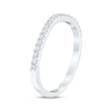 Thumbnail Image 2 of THE LEO First Light Diamond Chevron Wedding Band 1/4 ct tw 14K White Gold