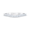 Thumbnail Image 3 of THE LEO First Light Diamond Chevron Wedding Band 1/4 ct tw 14K White Gold