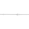 Thumbnail Image 2 of Couple's Initial Diamond Accent Key Necklace 10K White Gold 18&quot;