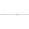 Thumbnail Image 1 of Couple's Initial Padlock Necklace 14K White Gold 18"