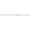 Thumbnail Image 2 of Couple's Engravable Heart Key Necklace 14K Yellow Gold 18&quot;