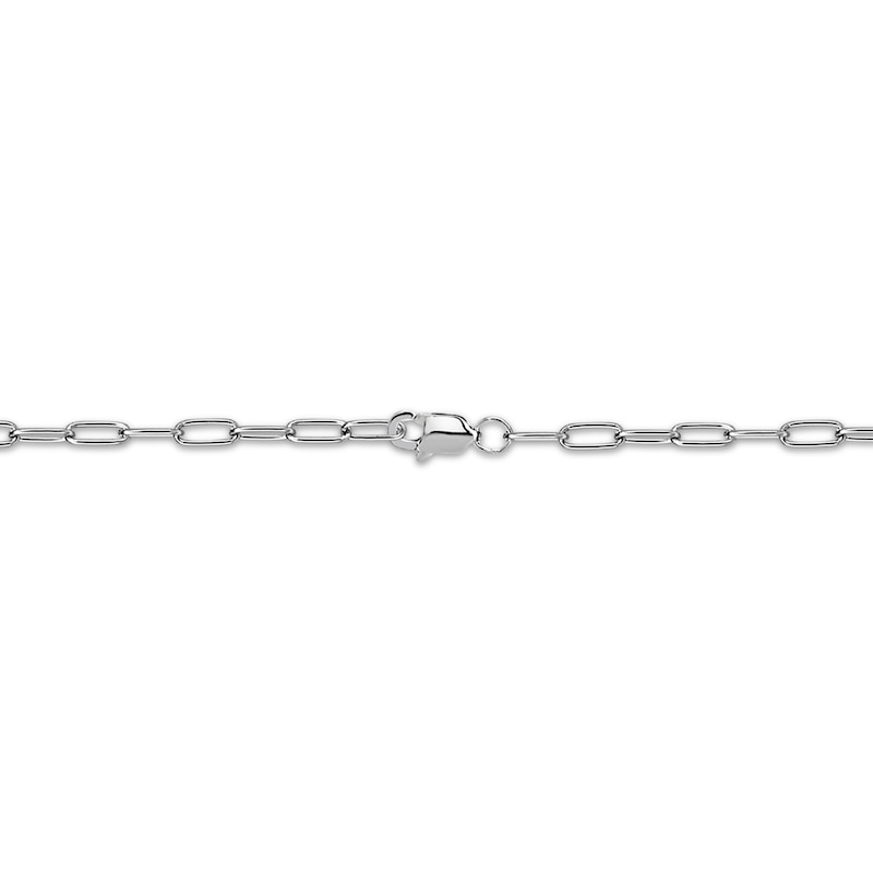 Main Image 2 of Couple's Engravable Diamond Accent Heart Bracelet Sterling Silver 7.5&quot;