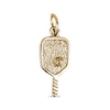 Thumbnail Image 1 of Pickleball Paddle & Ball Charm 14K Yellow Gold