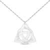 Thumbnail Image 0 of Celtic Triangle Name Necklace Sterling Silver 18"