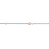 Thumbnail Image 2 of Graduation Cap Vertical Year Necklace 14K Rose Gold 18&quot;