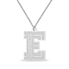 Thumbnail Image 1 of Men's Stencil Initial & Name Necklace Sterling Silver 22&quot;