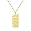 Thumbnail Image 0 of Men's Year Name Necklace 10K Yellow Gold 22"