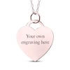 Thumbnail Image 1 of Small Heart Photo Charm Necklace 10K Rose Gold 18"