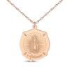 Thumbnail Image 1 of Virgin Mary Name Necklace 14K Rose Gold 18&quot;