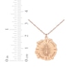 Thumbnail Image 6 of Virgin Mary Name Necklace 14K Rose Gold 18&quot;