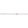 Thumbnail Image 2 of Cutout Butterfly Diamond Accent Name Necklace 14K Rose Gold 18&quot;