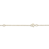 Thumbnail Image 4 of Diamond Accent Butterfly Name Necklace 10K Yellow Gold 18"