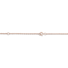 Thumbnail Image 5 of Diamond Accent Butterfly Name Necklace 14K Rose Gold 18&quot;