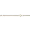 Thumbnail Image 3 of Flower-Topped Vertical Tag Name Necklace 10K Yellow Gold 18&quot;