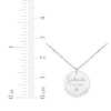 Thumbnail Image 4 of Baby Stats Disc Diamond Accent Necklace 14K White Gold 18&quot;