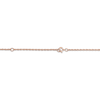 Thumbnail Image 2 of Baby Stats Alphabet Blocks Disc Necklace 14K Rose Gold 18&quot;