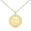 Thumbnail Image 3 of Engravable Diamond Accent Vine Necklace 10K Yellow Gold 18&quot;