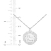 Thumbnail Image 6 of Engravable Diamond Accent Vine Necklace 14K White Gold 18&quot;