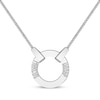 Thumbnail Image 2 of Engravable Loop Necklace Sterling Silver 22&quot;