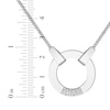 Thumbnail Image 7 of Engravable Loop Necklace Sterling Silver 22&quot;