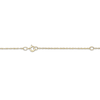 Thumbnail Image 6 of Engravable Infinity Symbol Diamond Accent Name Anklet 10K Yellow Gold 9.5&quot;