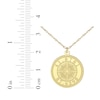 Thumbnail Image 3 of Compass Coordinates Necklace 10K Yellow Gold 18"