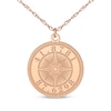 Thumbnail Image 0 of Compass Coordinates Necklace 14K Rose Gold 18"