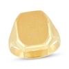 Thumbnail Image 1 of Men's Satin Finish Signet Ring 10K Yellow Gold Size 10