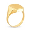 Thumbnail Image 2 of Men's Satin Finish Signet Ring 10K Yellow Gold Size 10