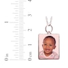 Thumbnail Image 3 of Small Rectangle Photo Charm Necklace 10K Rose Gold 18&quot;