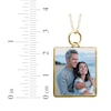 Thumbnail Image 3 of Medium Rectangle Photo Charm Necklace 10K Rose Gold 18&quot;