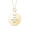 Thumbnail Image 2 of Medium Round Photo Charm Necklace 10K Yellow Gold 18&quot;