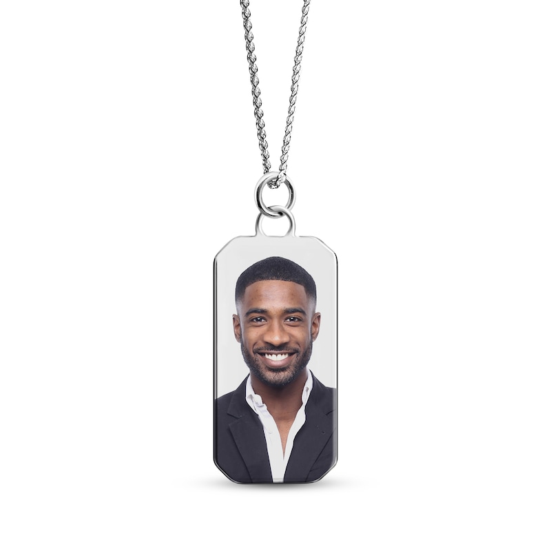 Men's Personalized Dog Tag Necklace
