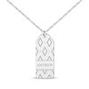 Thumbnail Image 1 of Patterned Necklace Sterling Silver 22&quot;