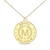 Thumbnail Image 0 of Roman Numeral, Initial & Name Disc Necklace 10K Yellow Gold 22"