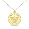 Thumbnail Image 1 of Graduation Name & Year Disc Necklace 14K Yellow Gold 22&quot;