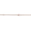 Thumbnail Image 2 of Engravable &quot;Leo&quot; Zodiac Sign Necklace 14K Rose Gold 18&quot;