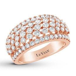 Le Vian Nude Diamond Ring 1-3/4 ct tw 14K Strawberry Gold