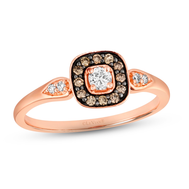 Main Image 1 of Le Vian Diamond Ring 1/5 ct tw Diamonds 14K Strawberry Gold