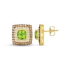 Thumbnail Image 2 of Le Vian Peridot Earrings 3/4 ct tw Diamonds 14K Honey Gold