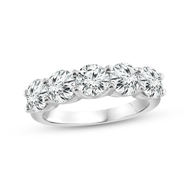 Main Image 1 of Lab-Grown Diamonds by KAY Anniversary Band 2-7/8 ct tw Round-cut 14K White Gold